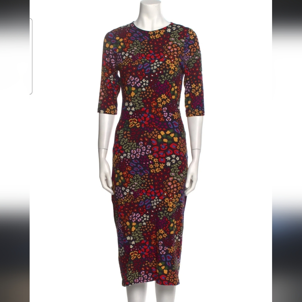 Farm Rio Anthropologie Long Bodycon Dress Med